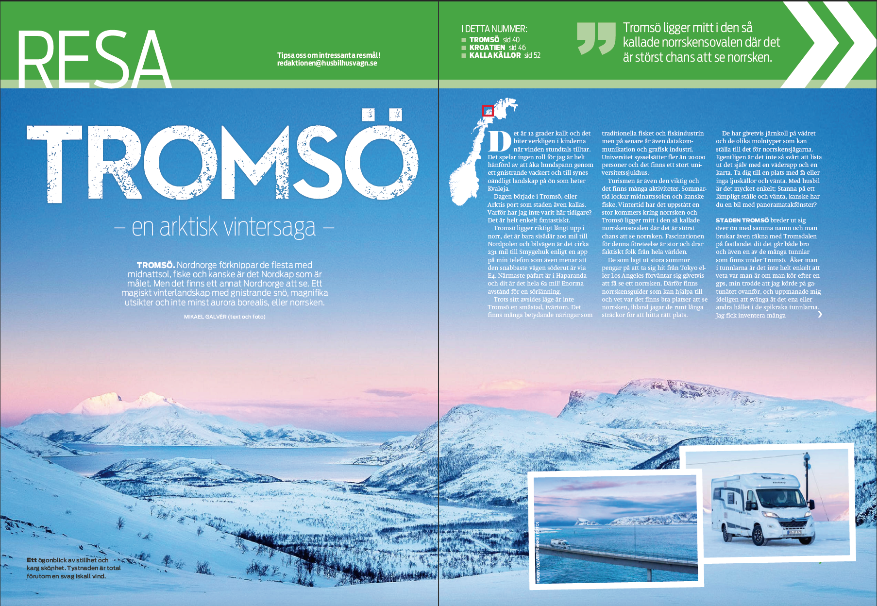 RESA 3/2020 - Tromsö, Kroatien, Kalla Källor