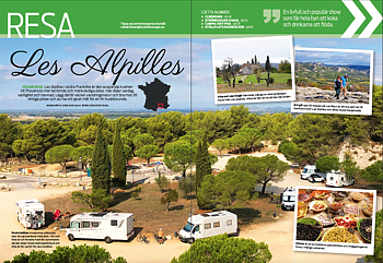 RESA 4/2020 - Les Alpilles, Fri ställplats vid franskt vinparadis, Med husbil längs Strömsholms kanal, Campa i det fria!, En pärla i skymundan - Bergslagskanalen