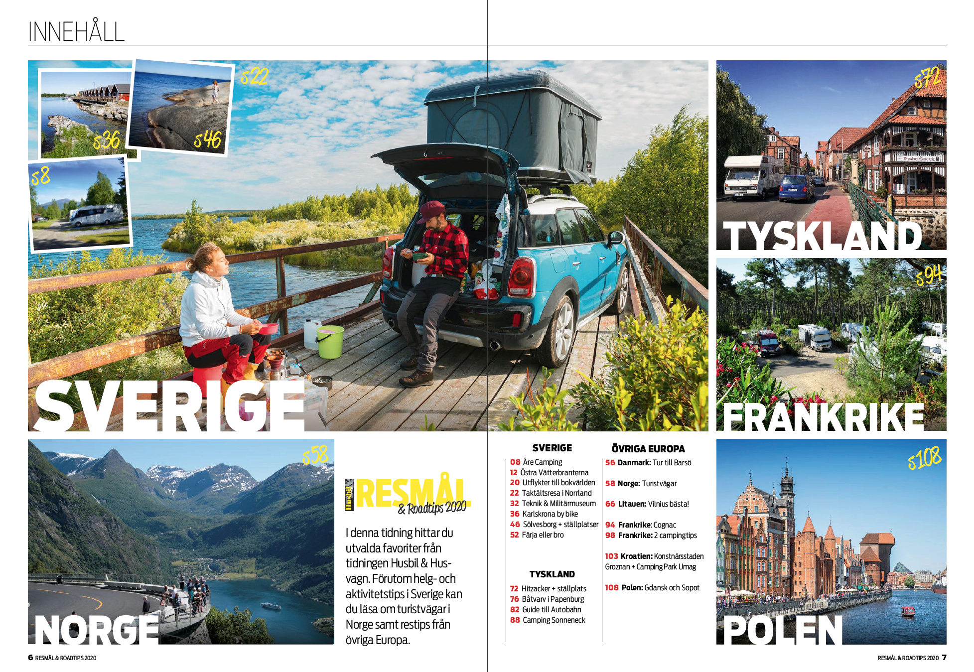 Resmål & Roadtips 2020 - 2