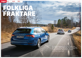 Vi Bilägare 2020/07 Biltest: Ford Focus / Renault Megane / Skoda Octavia
