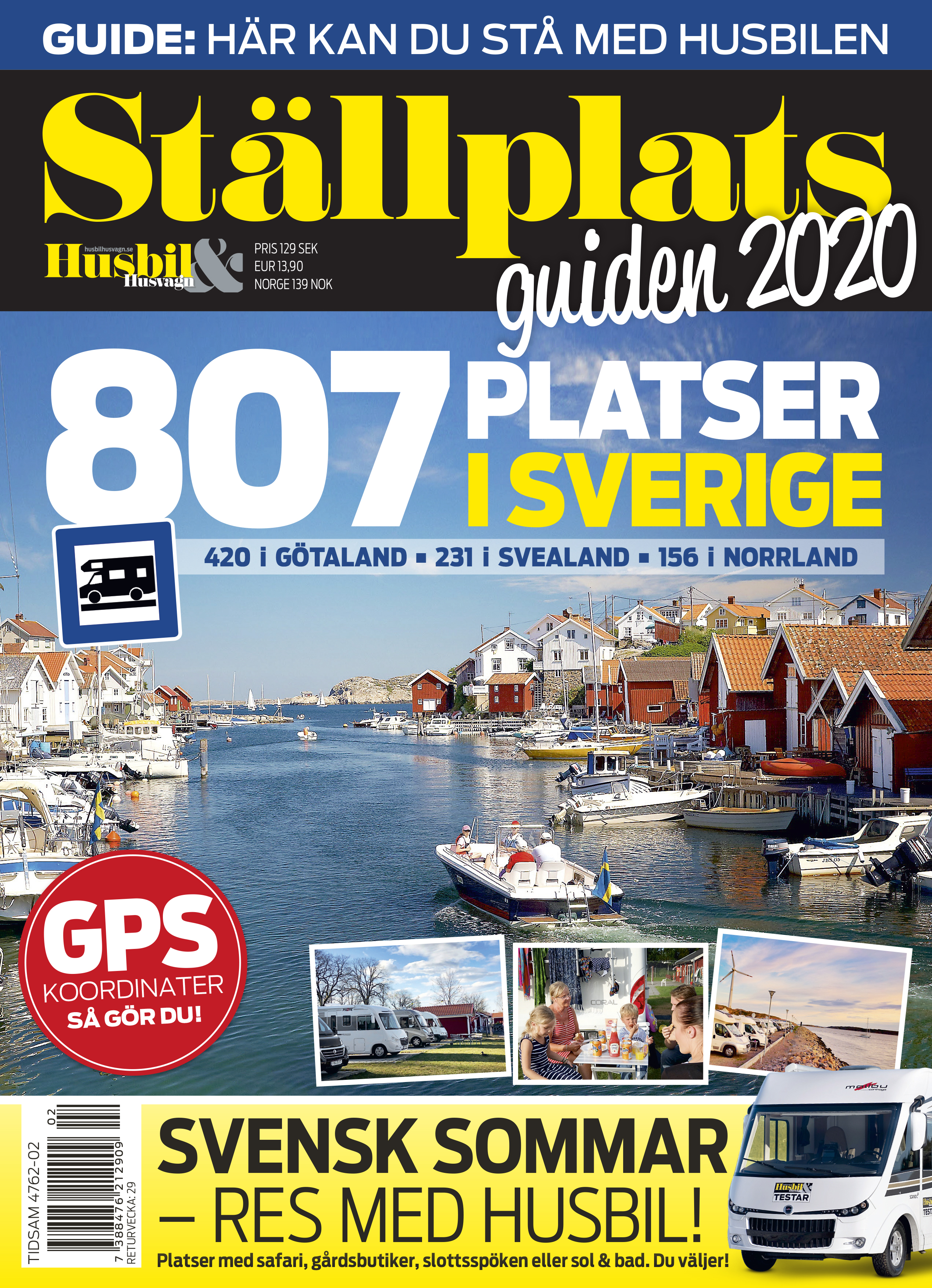 Ställplatsguiden 2020, Husbil & Husvagn nr 6/2020