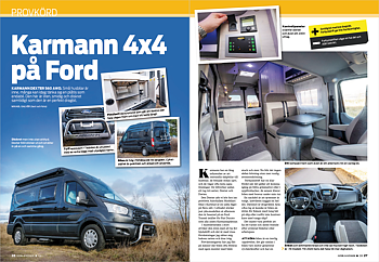 PROVKÖRT: KARMANN DEXTER 560 AWD. Husbil & Husvagn 7/2020