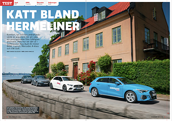 Vi Bilägare 2020/11 Biltest: Audi A3 / BMW 1-serie / Mercedes A-klass / Volkswagen Golf