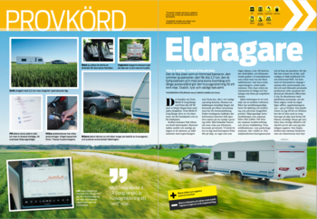 Digital fil: PROVKÖRT: TESLA MODEL X DRAR POLAR 680. Husbil & Husvagn 9/2020