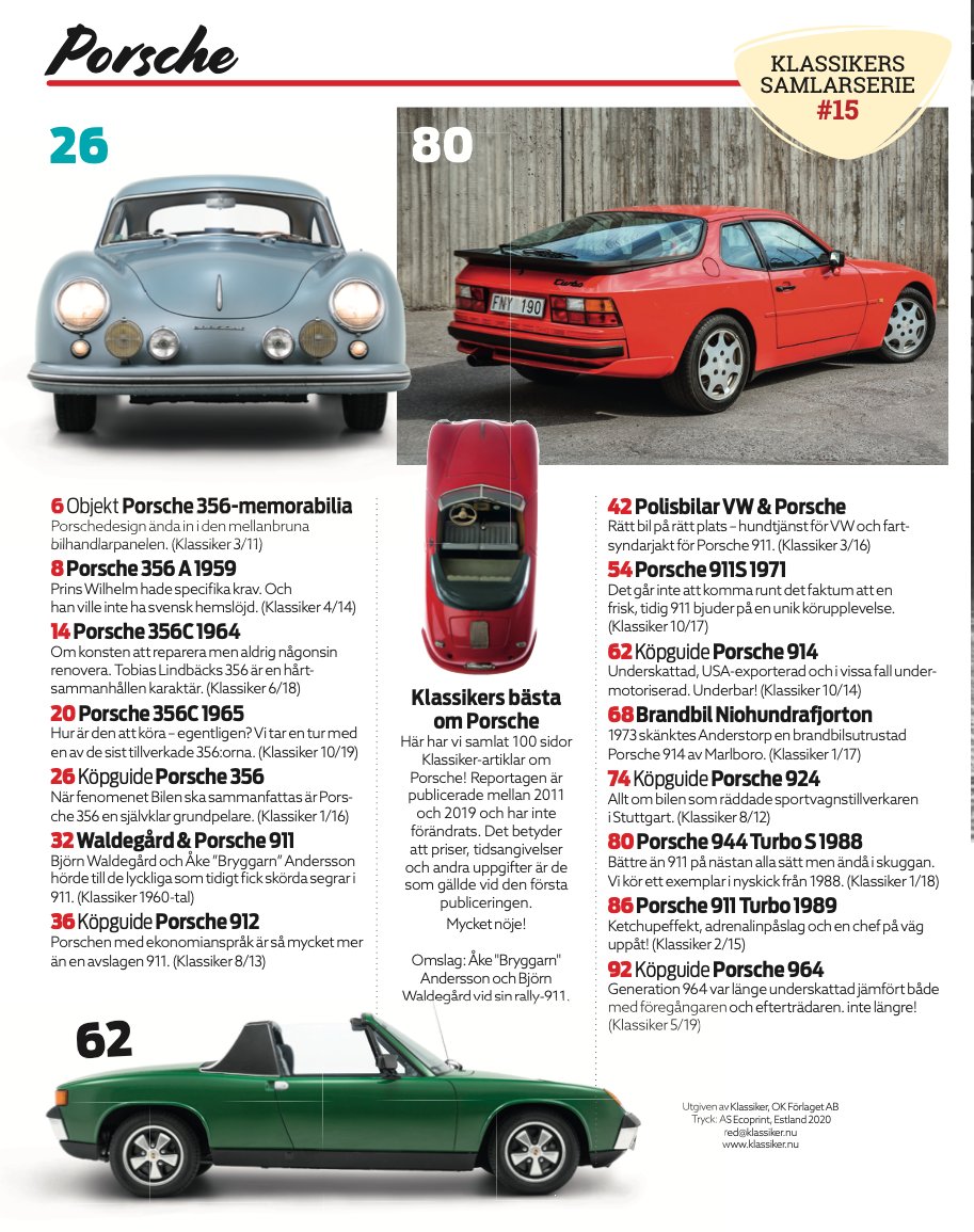 Porsche - Klassikers samlarserie #15 - 2