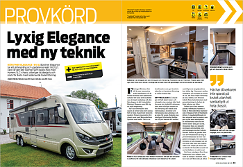 Digital fil: PROVKÖRT: Bürstner Elegance I 910 G. Husbil & Husvagn 10/2020