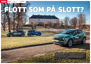 Vi Bilägare 2022/04 Biltest: Hyundai Tucson / Kia Sportage / Lynk & Co