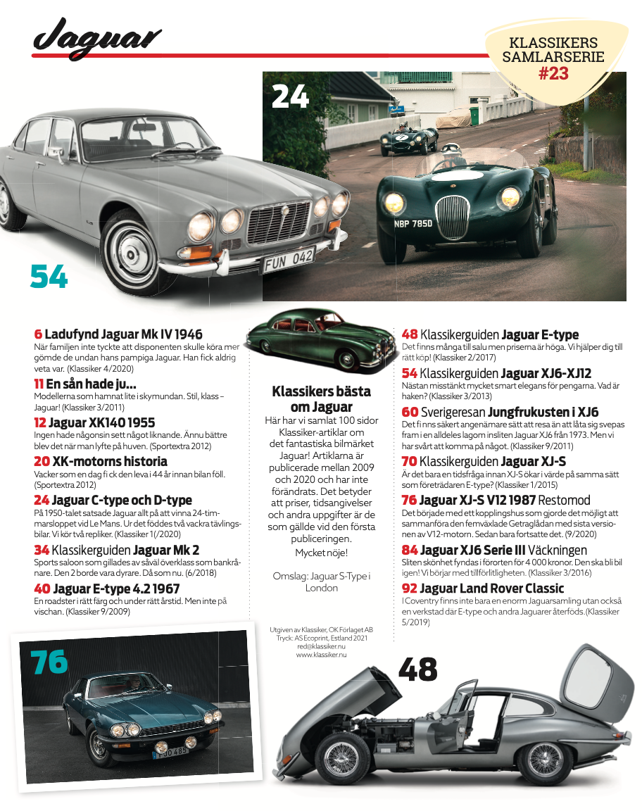 Jaguar - Klassikers samlarserie #23 - 2