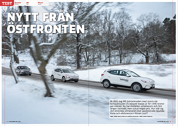 Vi Bilägare 2022/03 Biltest: Hyundai Kona / MG ZS / Nissan Leaf