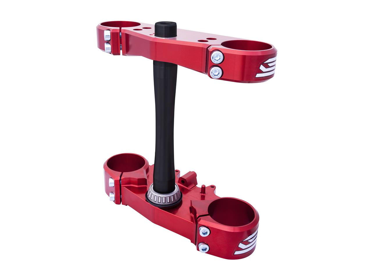 SCAR Triple Clamp Offset 21,5mm Red Suzuki RM-Z250/450 08-09