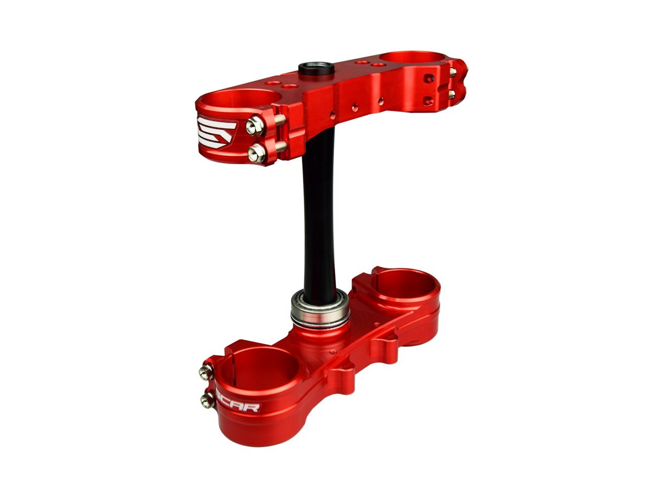 SCAR Triple Clamp OE Offset Red Beta RR