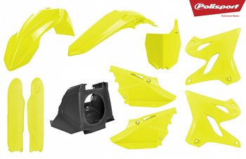  POLISPORT Plastic Kit Restyle Neon Yellow Yamaha YZ125/250
