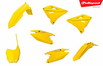 POLISPORT Plastic Kit Restyle 2019 Yellow Suzuki RM125/250