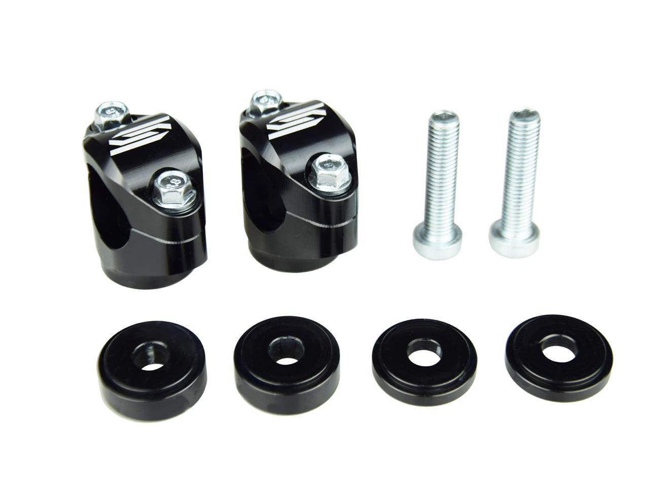 SCAR Ø28.6mm Bar Mounts 30 to 45mm Height OEM Triple Clamp KTM/Husqvarna 16-21 - 2