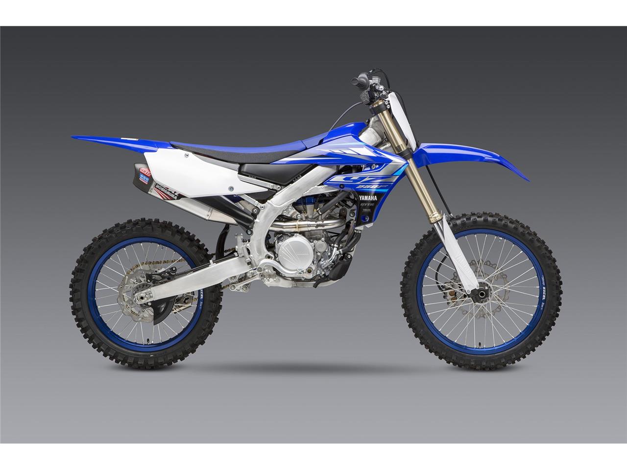 YOSHIMURA RS-12 Signature Series Full Exhaust System Stainless Steel/Alu Muffler/Carbon End Cap Yamaha YZ 250 F 19-21