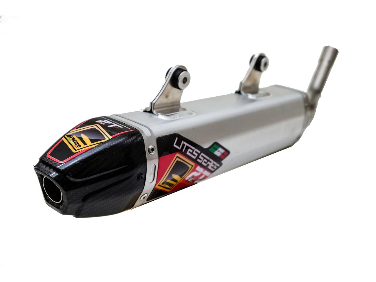 FRESCO Carby Muffler Aluminium/Carbon End Cap YZ250  02-21