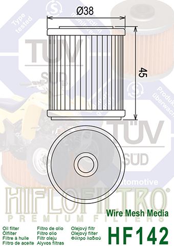 Yamaha YZF 99-02 Hiflo HF142 - 2