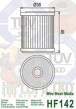 Yamaha YZF 99-02 Hiflo HF142