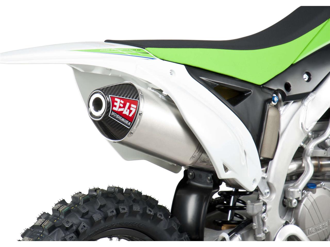 YOSHIMURA RS4-E Full Exhaust System Stainless Steel/Aluminium Muffler Kawasaki KX450F 16-18 - 4
