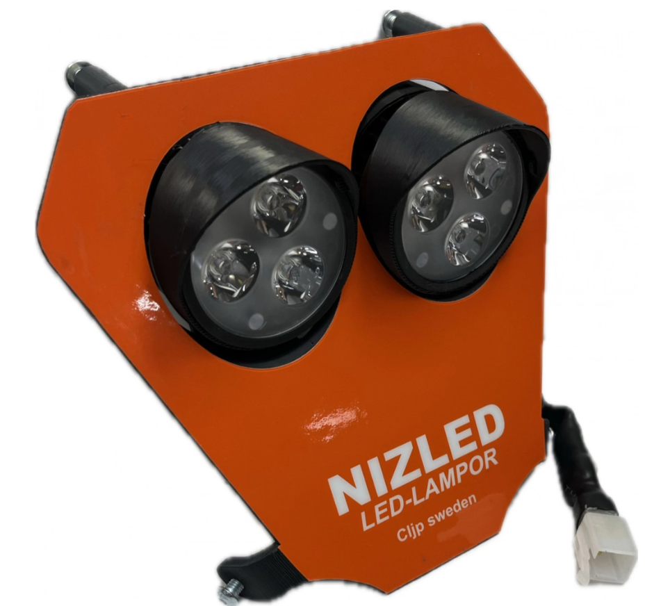 Dubbelkåpa 60w KTM 2020-2023, orange, kallvit 2xE30 NIZLED