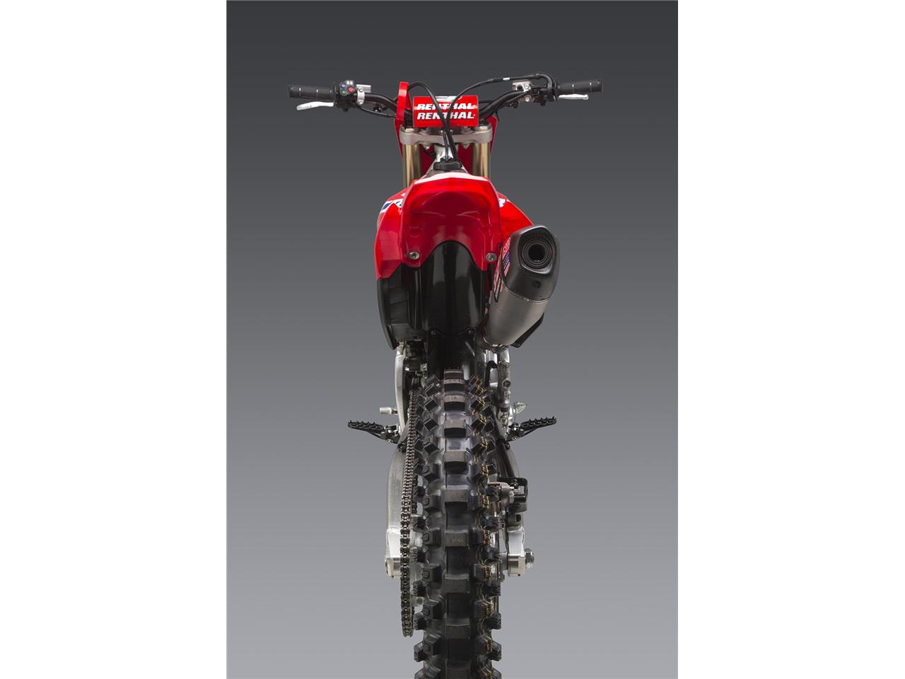 YOSHIMURA RS-12 Signature Series Full Exhaust System Stainless Steel/Titane Muffler/Carbon End Cap Honda CRF450R/RX 2021 SLUT HOS TILLVERKAREN - 4