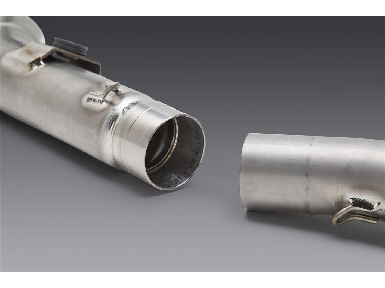 YOSHIMURA RS-12 Signature Series Full Exhaust System Stainless Steel/Titane Muffler/Carbon End Cap Honda CRF450R/RX 2021 SLUT HOS TILLVERKAREN - 8
