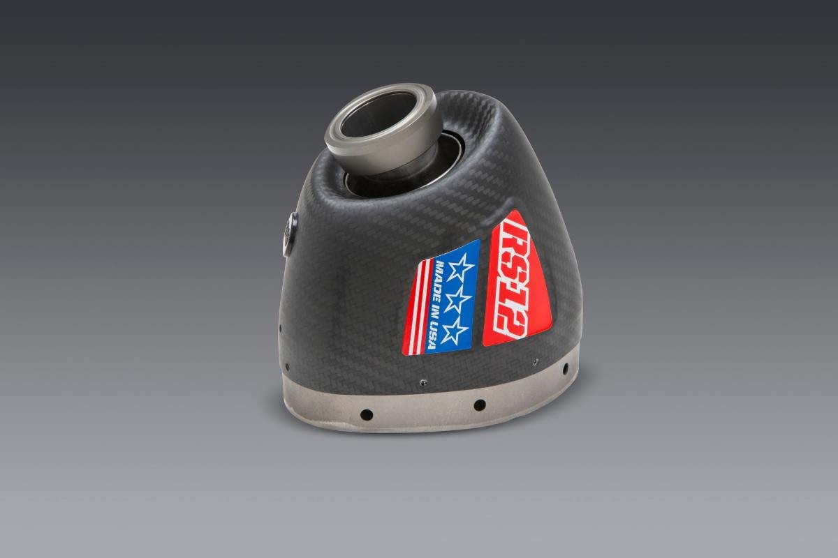 YOSHIMURA RS-12 Signature Series Full Exhaust System Stainless Steel/Titane Muffler/Carbon End Cap Honda CRF450R/RX 2021 SLUT HOS TILLVERKAREN - 10