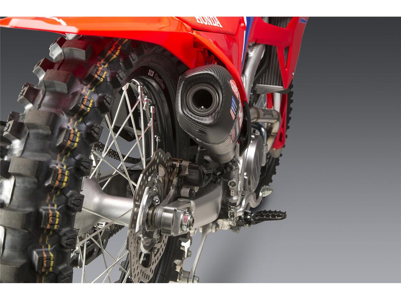 YOSHIMURA RS-12 Signature Series Full Exhaust System Stainless Steel/Alu Muffler/Carbon End Cap Honda CRF450R/RX 2021 SLUT HOS TILLVERKAREN - 4