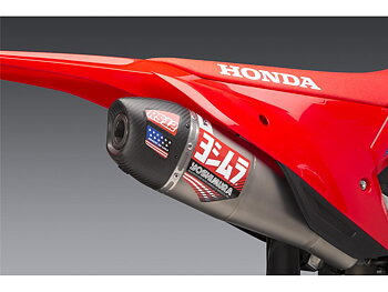 YOSHIMURA RS-12 Signature Series Full Exhaust System Stainless Steel/Alu Muffler/Carbon End Cap Honda CRF450R/RX 2021 SLUT HOS TILLVERKAREN