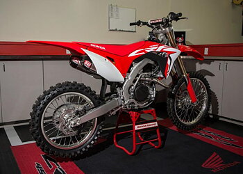 YOSHIMURA USA RS-9T Full Throttle System Stainless Steel/Stainless Steel Muffler Honda CRF450R/RX 17-20