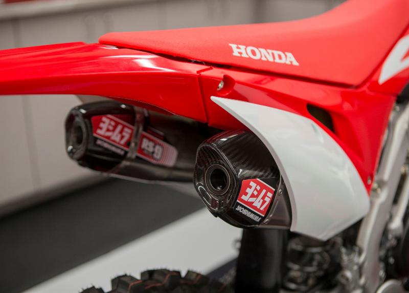 YOSHIMURA USA RS-9T Full Throttle System Stainless Steel/Stainless Steel Muffler Honda CRF450R/RX 17-20 - 2