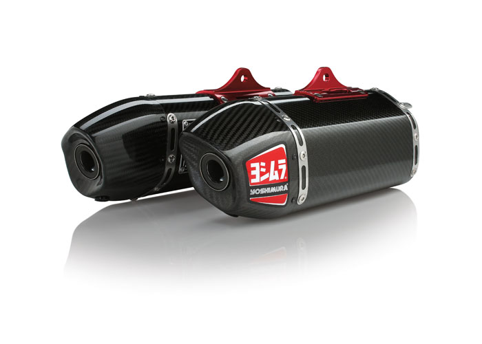 YOSHIMURA RS9-E Full Exhaust System Titanium/Carbon Double Muffler Honda CRF450R 15-16 - 5