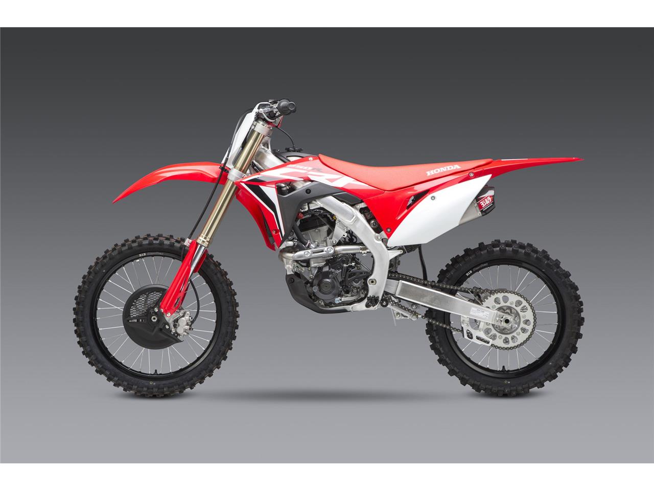 YOSHIMURA RS-9T Signature Series Dual Muffler Stainless Steel/Carbon End Cap Honda CRF250R 20-21 - 6