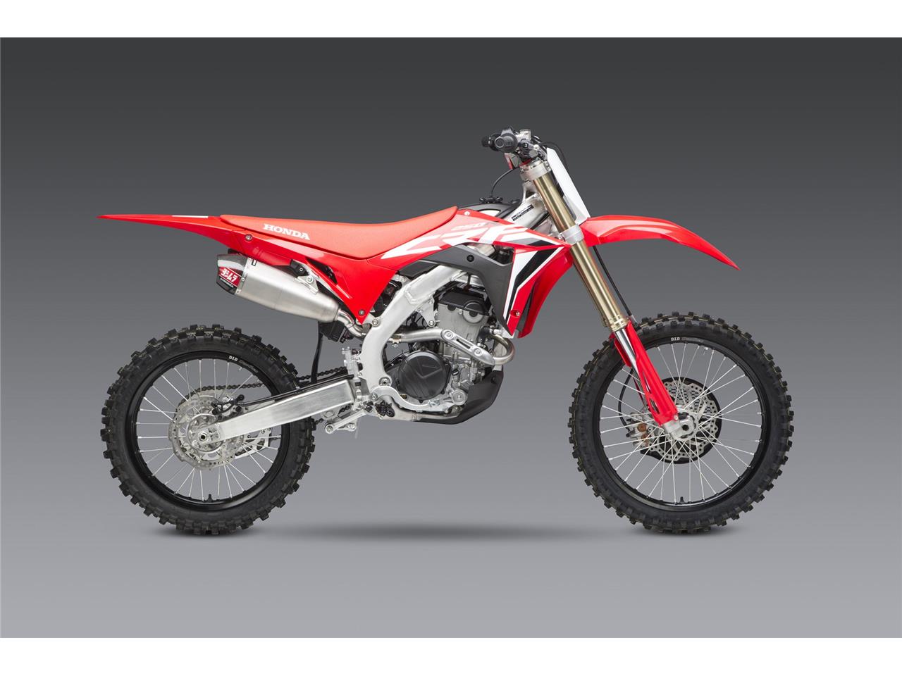 YOSHIMURA RS-9T Signature Series Dual Muffler Stainless Steel/Carbon End Cap Honda CRF250R 20-21 - 4