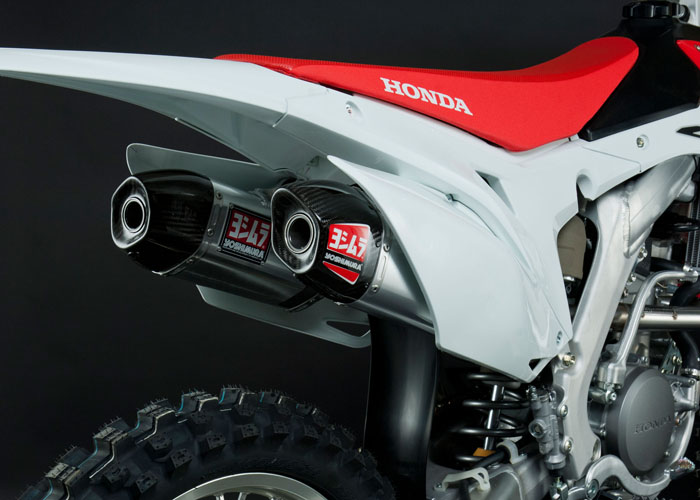 YOSHIMURA RS9-E Full Exhaust System Stainless Steel/Aluminium Double Muffler Honda CRF250R 14-17 - 3