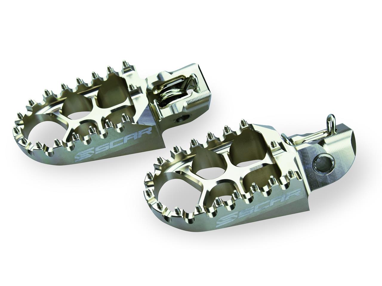 Scar EVO Silver fotpinnar Husqvarna KTM GasGas 