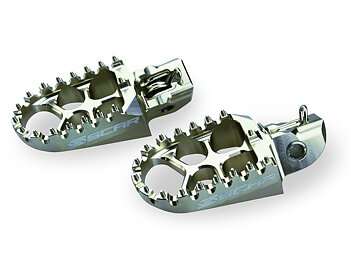 Scar EVO Silver fotpinnar Husqvarna KTM GasGas 