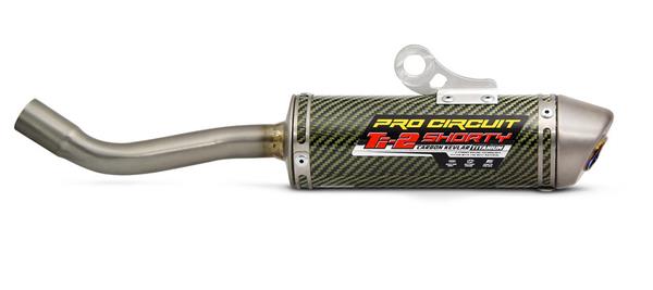 PRO CIRCUIT TI-2 Shorty Carbon-Kevkar/Titanium End Cap Yamaha YZ65 18-21 - 2