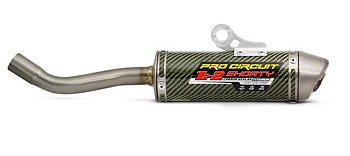 PRO CIRCUIT TI-2 Shorty Carbon-Kevkar/Titanium End Cap Yamaha YZ65 18-21