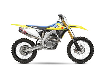  YOSHIMURA RS-12 Signature Series Full Exhaust System Stainless Steel/Alu Muffler/Carbon End Cap Suzuki RM-Z250 19-21