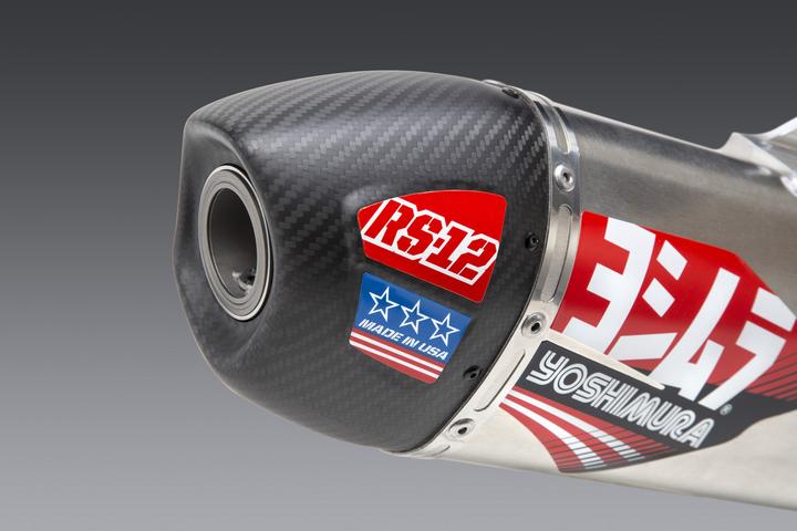  YOSHIMURA RS-12 Signature Series Full Exhaust System Stainless Steel/Alu Muffler/Carbon End Cap Suzuki RM-Z250 19-21 - 7