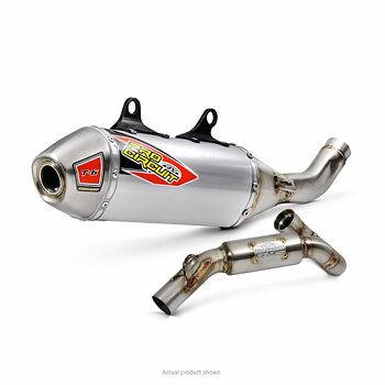 PRO CIRCUIT T-6 Stainless Steel Full Exhaust System Alu Muffler/Stainless Steel End Cap KTM/Husqvarna 19-20