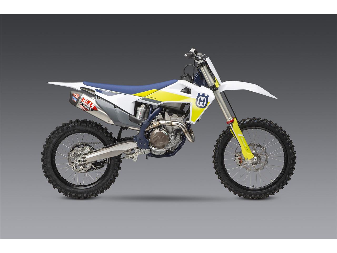 YOSHIMURA RS-12 Signature Series Full Exhaust System Stainless Steel/Alu Muffler/Carbon End Cap KTM/Husqvarna 19-21 