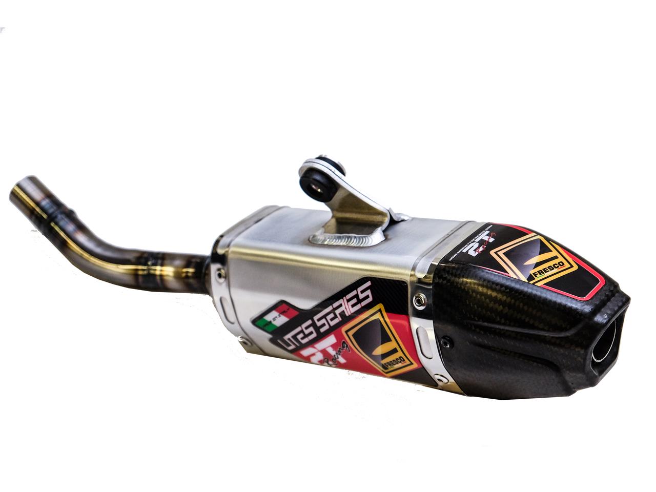 FRESCO Carby Muffler Aluminium/Carbon End Cap KTM SX125 HUSQVARNA TC125 19-20 - 2