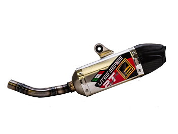 FRESCO Carby Muffler Aluminium/Carbon End Cap KTM SX125 HUSQVARNA TC125 16-18