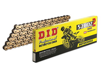  D.I.D 520 DZ2 Gold/Black standard