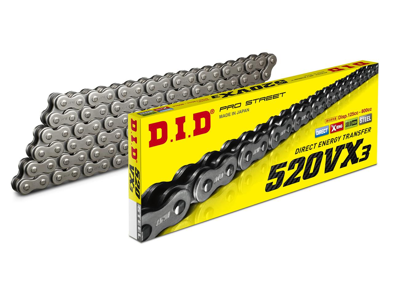 D.I.D VX3 520 X-Ring - 2