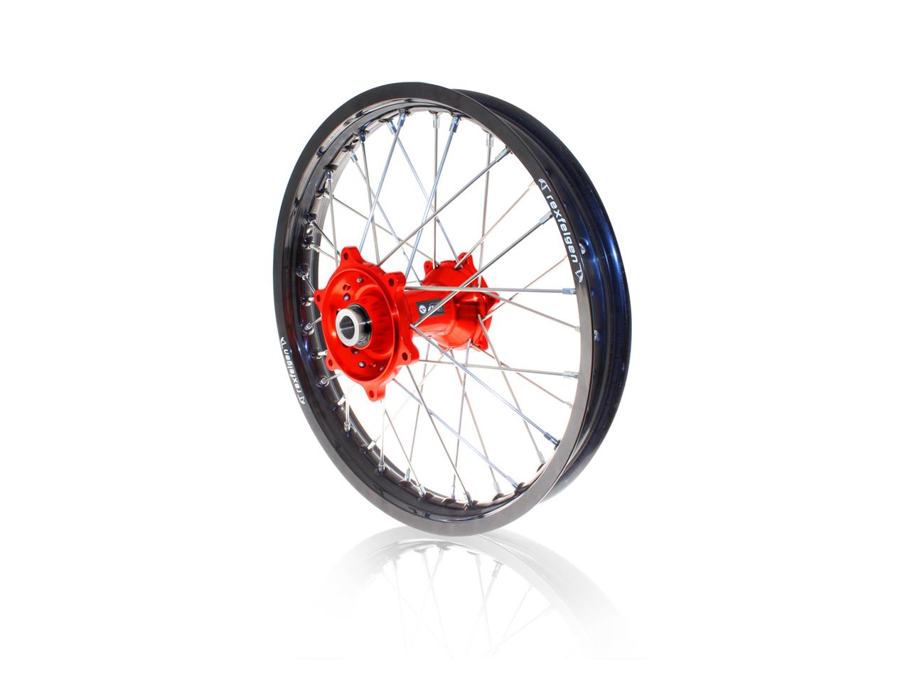 RFX Komplett Bakhjul 19x1.85 Svart Fälg/Rött Nav Honda CRF250R 14-21 - 2