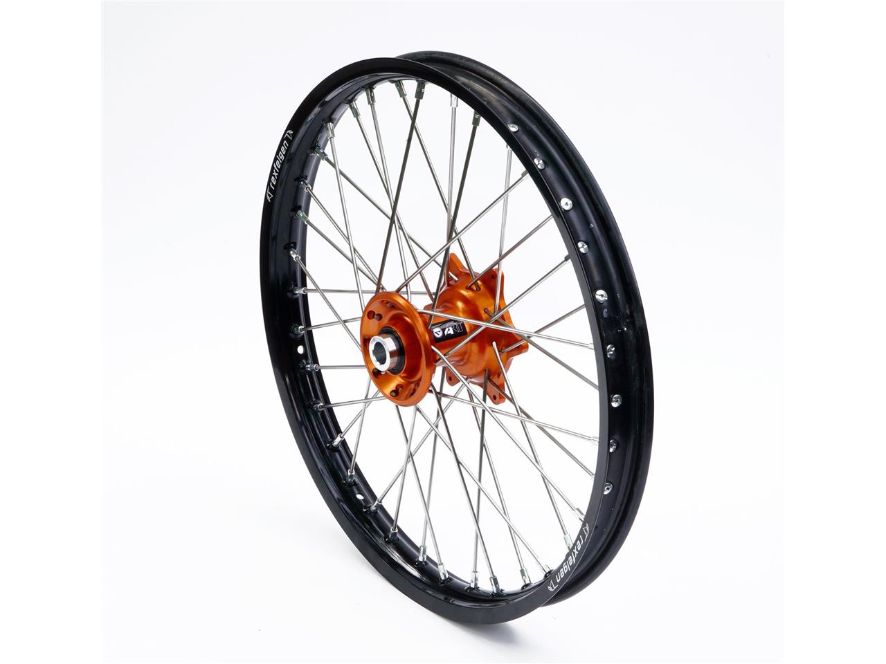 RFX Komplett Framhjul 21x1.60 Svart Fälg/Orange Nav KTM 16>