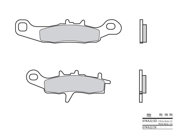 KX80/85 Bromsskivor & belägg - 8